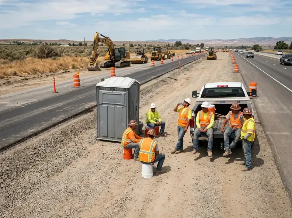 highway-road-construction-crew-007 — frequently asked questions, Porta Potty and Restroom Rentals in Underwood-Petersville,…